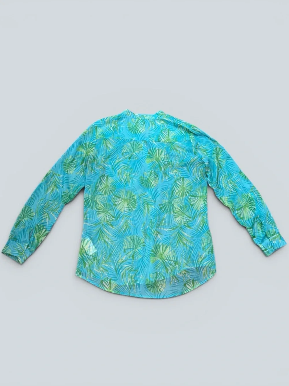 Kut From The Kloth Tropical Print Button Down Blouse - Picture 4 of 5